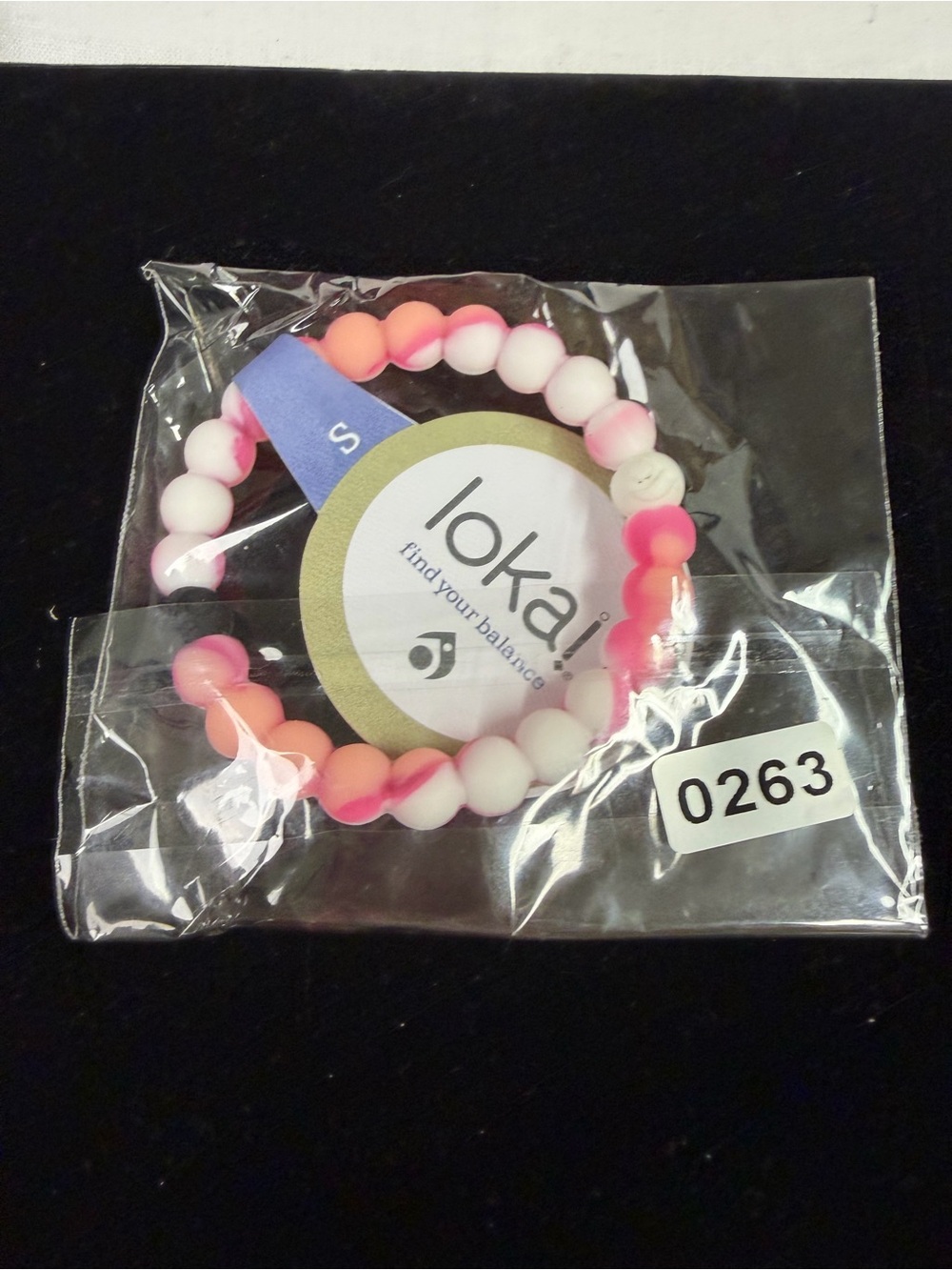 Loka Kids Pink & White Beaded Bracelet